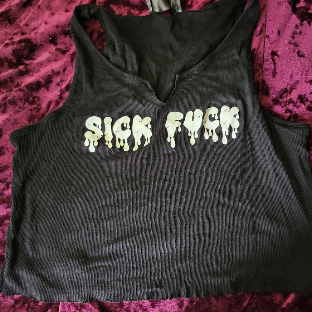 Dolls Kill SICK F**K Tank Top